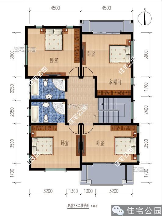 3套农村自建房,平面图 预算 360°展示