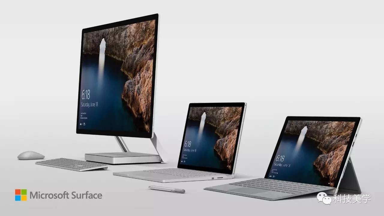 这五大新品分别是: surface studio(超强变形一体机) surface pro(第