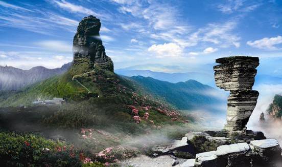 探幽之旅 思南九天温泉景区-梵净山景区-寨沙侗寨景区-云舍景区