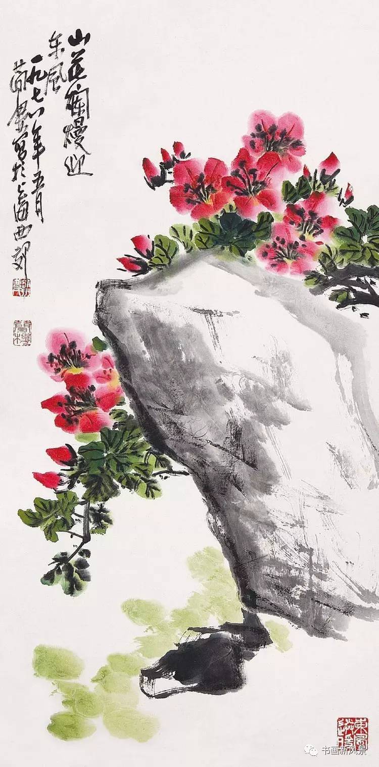 曹简楼花鸟曹简楼(1913—2005,著名花鸟画家,擅长花卉,水果,蔬菜,用