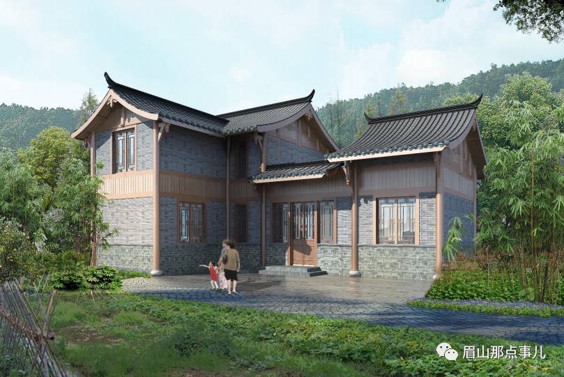 川西宋式民居风格方案 (适用于风景旅游区内的农村居民建房)