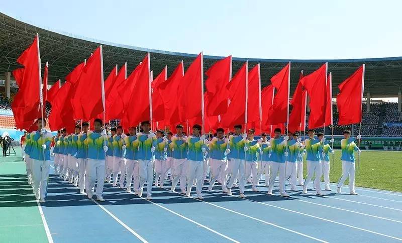 震撼航拍 精彩大图!金普新区首届全民运动会开幕式精彩回顾