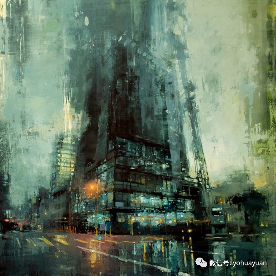 jeremy mann,是美国著名画家,主要致力于旧金山的城市景色油画以及