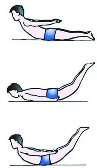 可选择"五点支撑"的方法锻炼腰背部肌肉