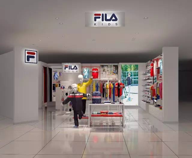 fila五月人民路丹尼斯乔迁之喜 fila kids陪您过六一啦