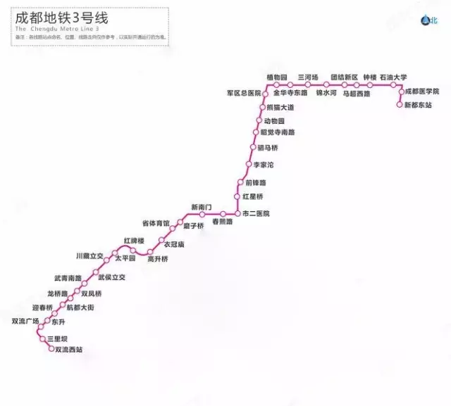 成都地铁1-18号最详细线路图,干货分享!