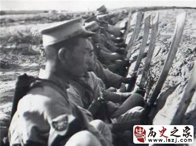 老照片:抗日战争时期的中国士兵旧照