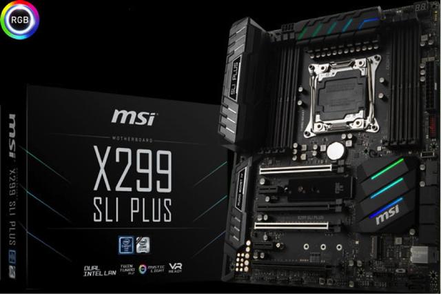 sli plus主板上的提升,x299 sli plus具有优质的供电相,并使用微星第