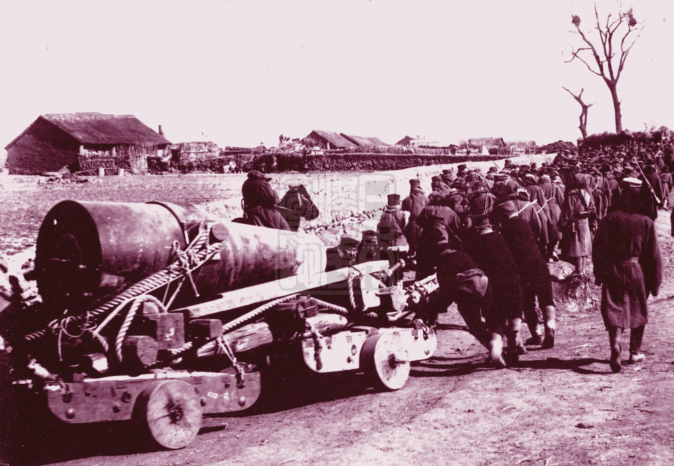 日俄大战中的老照片：奉天会战战前夕 俄军抵达战场血战日军