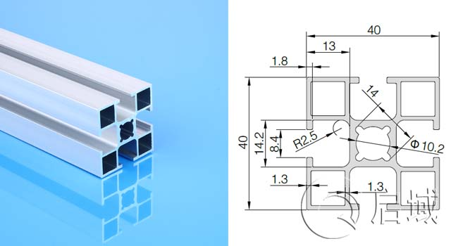 框架4040国标超轻型铝型材简介
