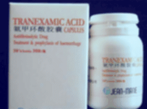 健康 正文  氨甲环酸(tranexamic acid)为合成的氨基酸类抗纤溶药,是