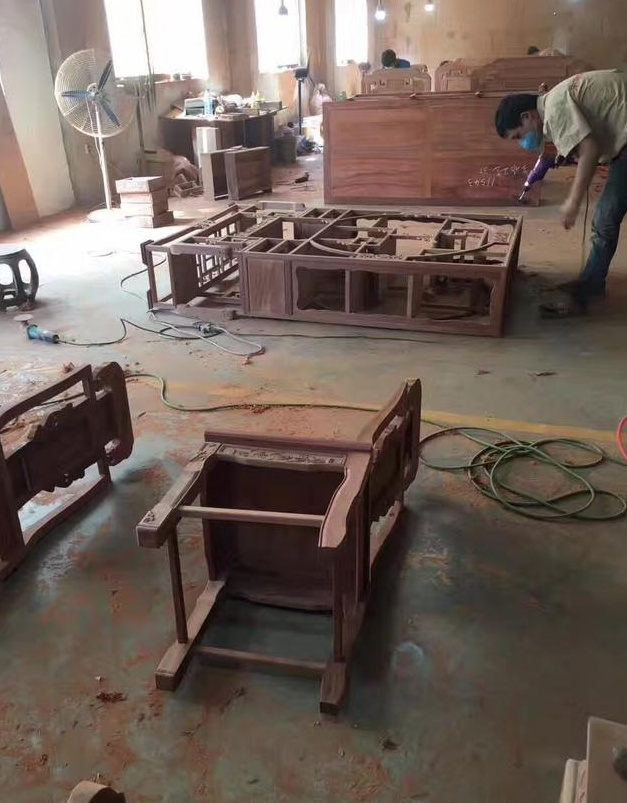 红木家具工厂实拍,让你近距离体会红木文化之精髓