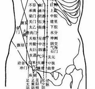 这里指的肚子,主要就是肚脐周围.