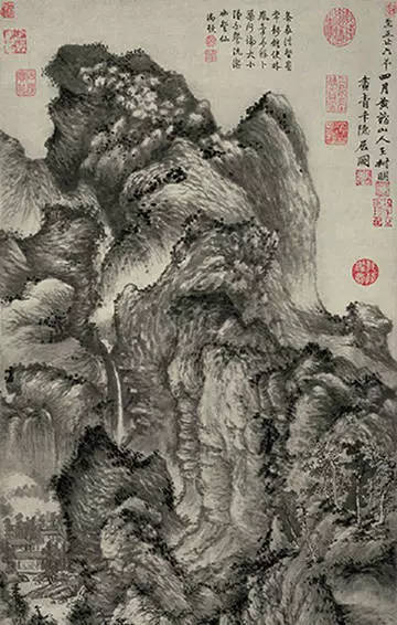 元代画家王蒙作品欣赏