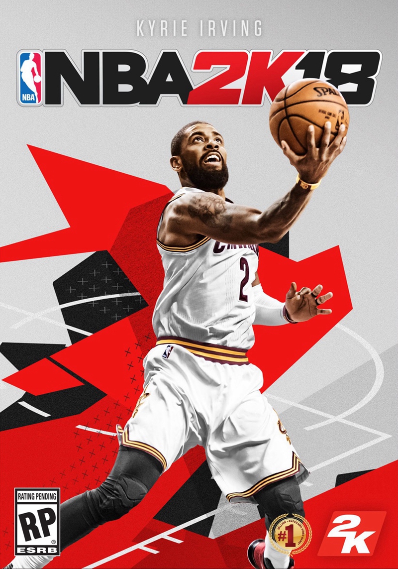 2k 官方正式宣布,凯里·欧文成为 《nba 2k18》 封面