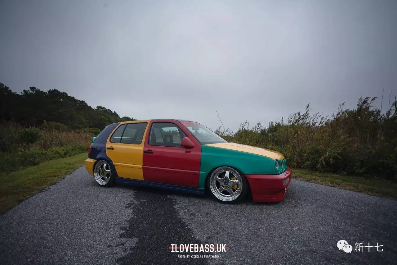 "小丑"不丑-1996 vw golf harlequin(mk3)