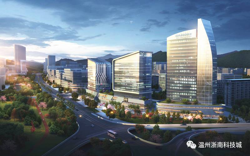 规划展示未来已来温州高新区浙南科技城完成城市设施及户外广告专项
