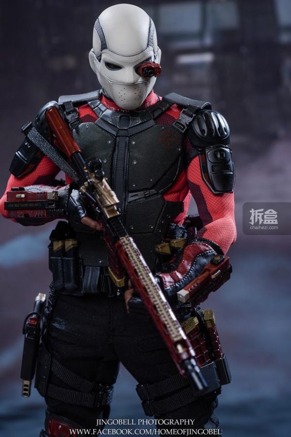 jingobell美图hottoys自杀小队16比例死亡射手deadshot