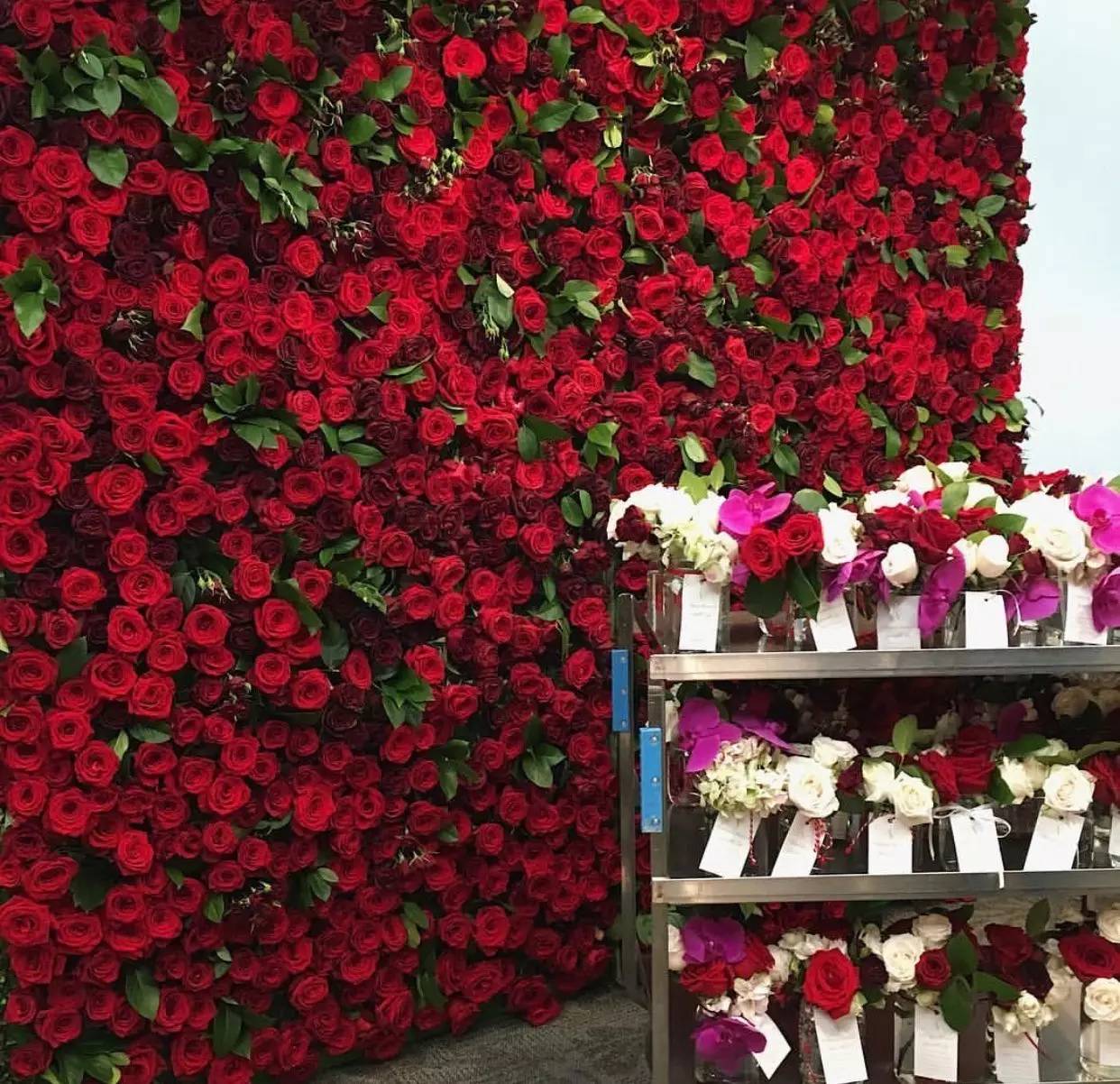 壮观的玫瑰花墙
