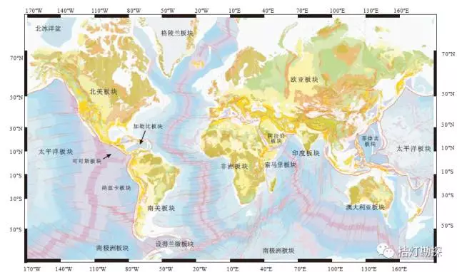 重磅!经典全球构造图集(75幅)!