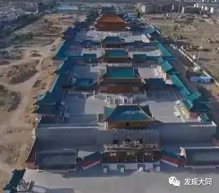 高清航拍:大同明代代王府重建工程