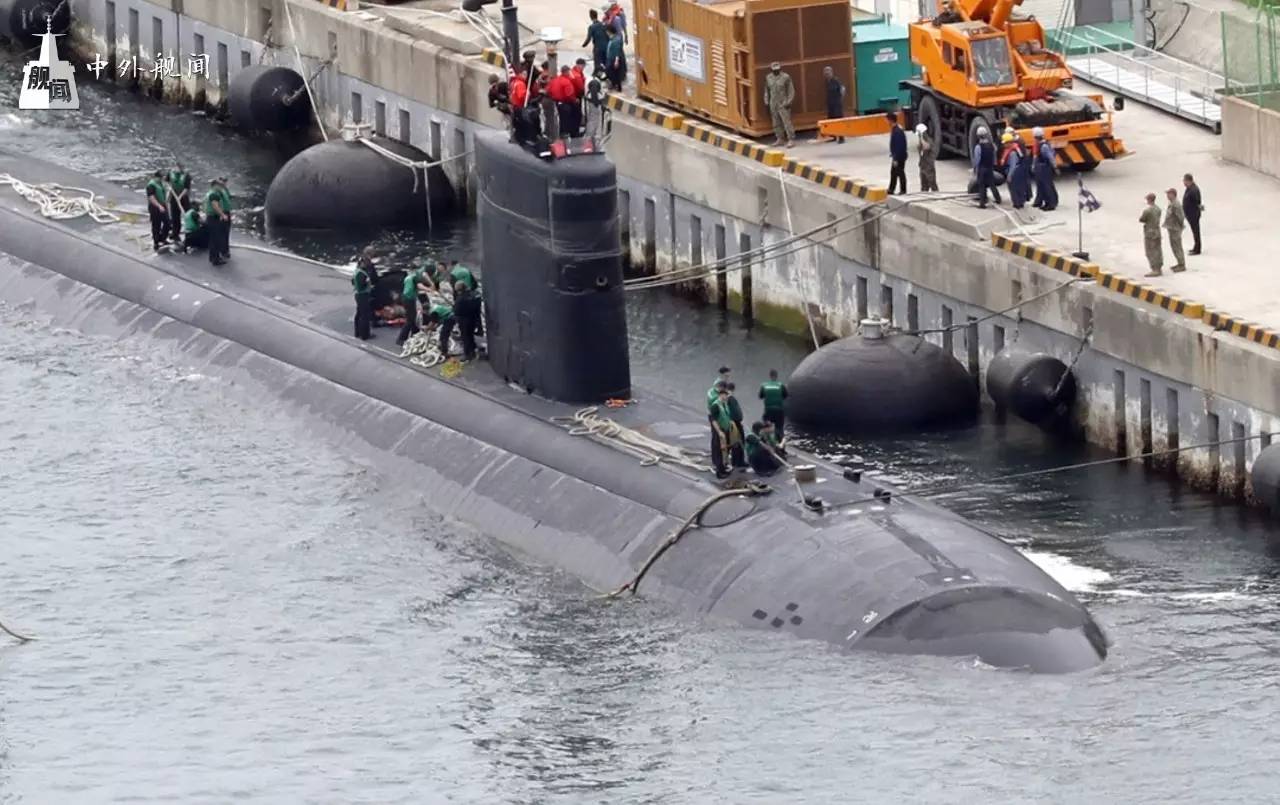 【今日舰闻】美国海军夏延号攻击型核潜艇抵达韩国釜山港