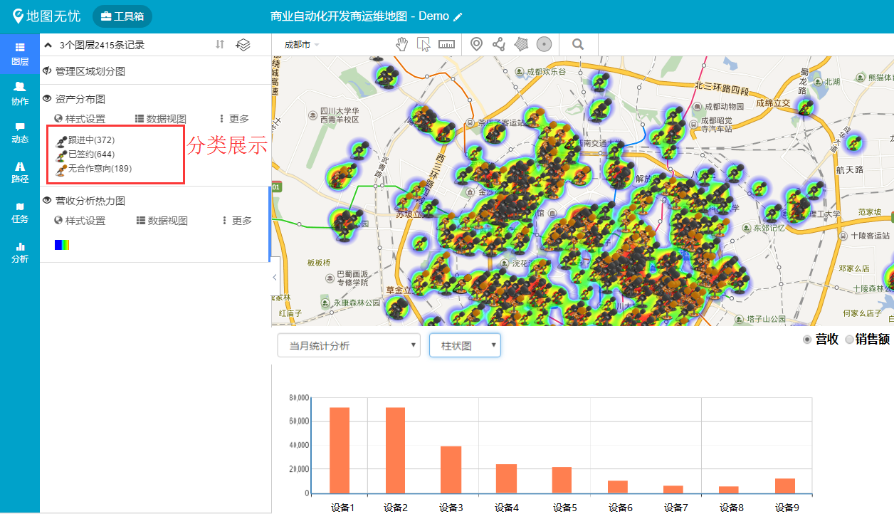 地图无忧让商业自动化设备的运营管理如虎添翼