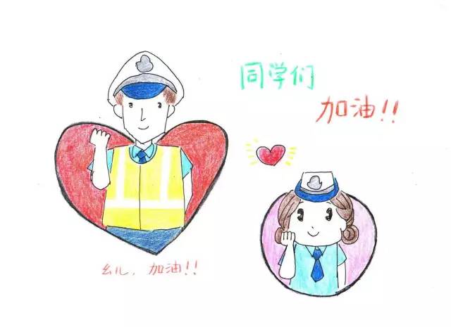 【棒棒哒】2017重庆高考|璧山警花漫画诠释高考期间的警察爸爸和儿子