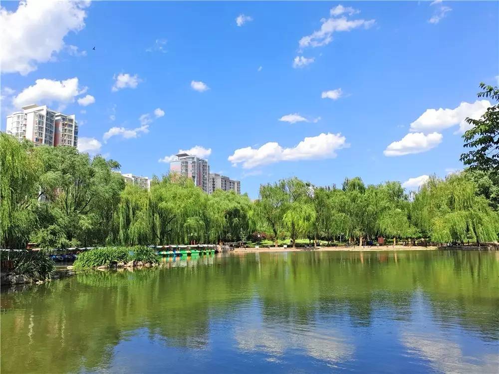 【图说】雨过天晴,昌平现蓝天美景