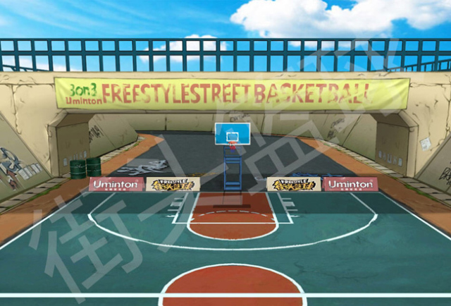 篮球街头涂鸦_街头篮球_篮球街头赛