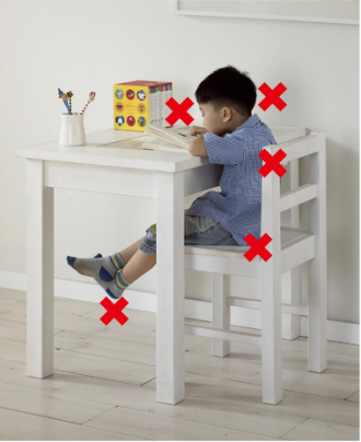 正文  儿童注意力不集中,做作业拖拉,极有可能是学习桌椅不合适,坐姿