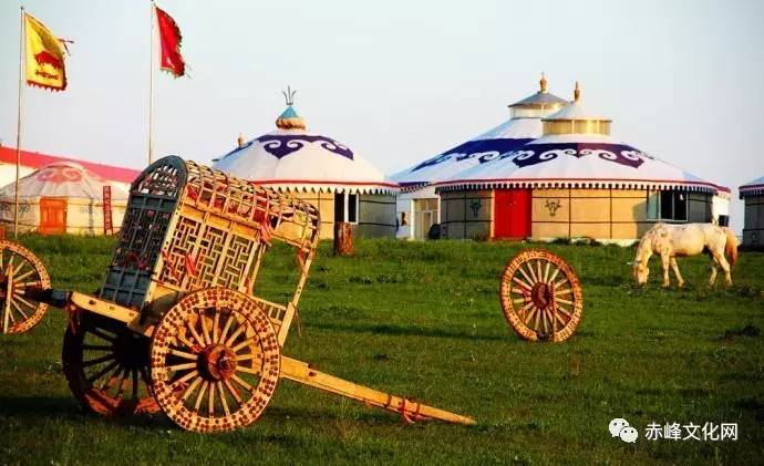 赤峰蒙古族民俗蒙古人赶牲畜的勒勒声成就了草原之舟勒勒车