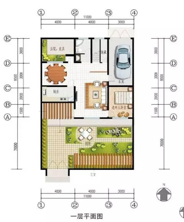 陕西省农村优秀建筑图集关中—农村住宅方案