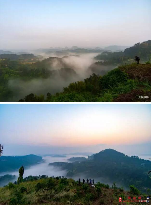 不输骑龙坳!威远又一绝佳景点惊艳出世 星空云海 媲美仙境