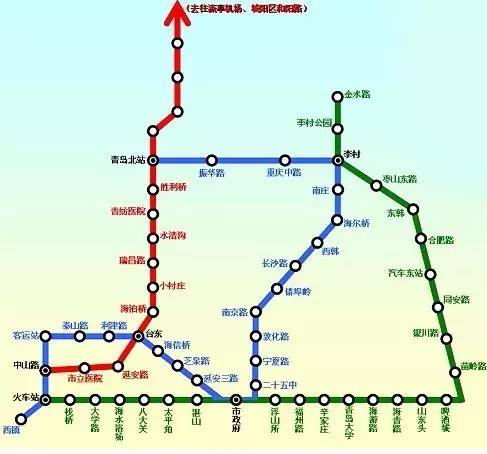 2017年底,2号线也将开始试运行 2号线是从黄岛到青岛的跨海地铁