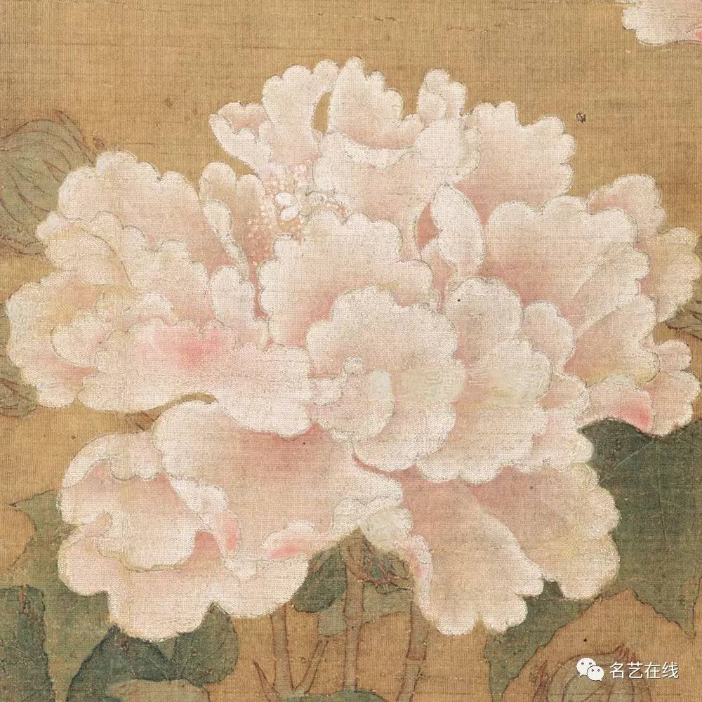 南宋 李迪 红白芙蓉图 绢本 25.2x26 东京