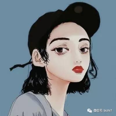 时尚 正文  女生插画头像2017,同人插画头像 ps:原版高清无水印版请