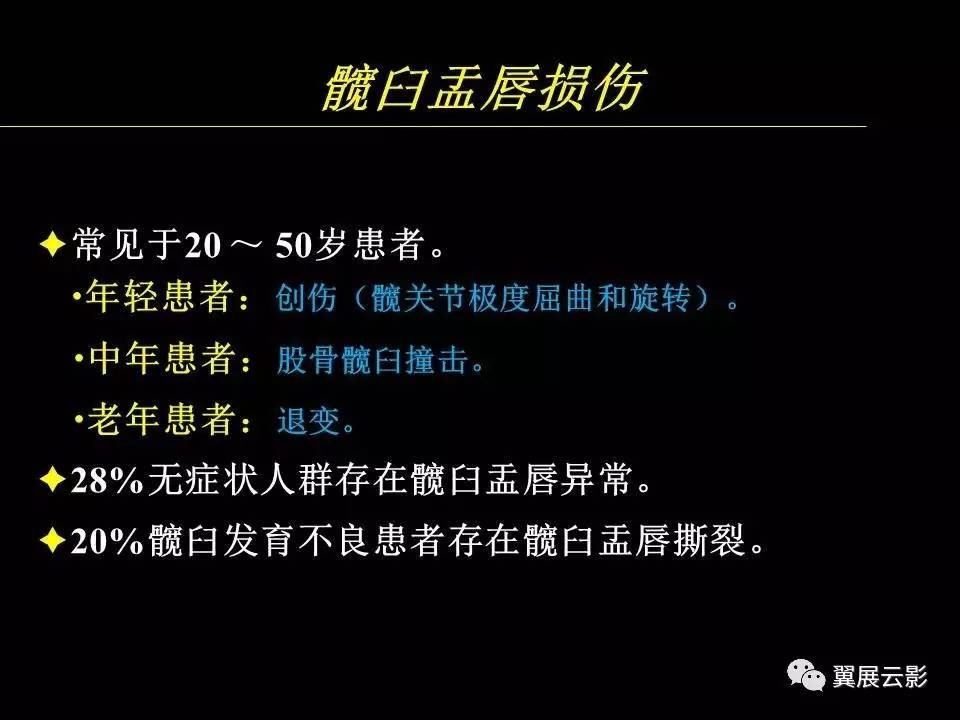 【专家课堂课后整理】髋关节撞击综合征和盂唇损伤的