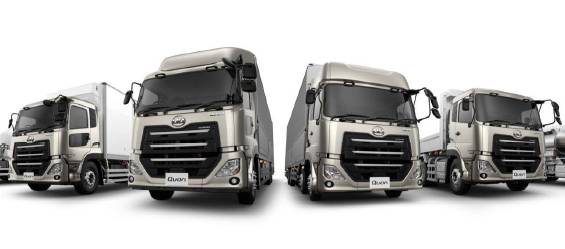 ud卡车发布了全新的重型quon和中型croner卡车系列产品.