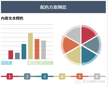 一组专业图表配色方案,拿走不谢