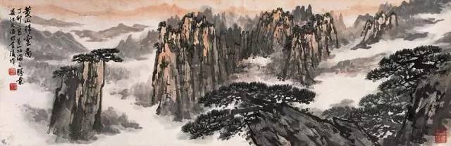 宋文治先生山水画,摄人心魄