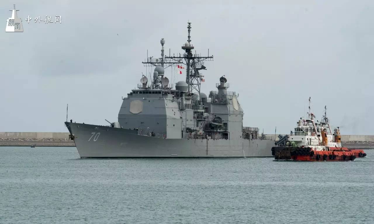 【今日舰闻】美国海军伊利湖号巡洋舰抵达斯里兰卡科伦坡港协助救灾.