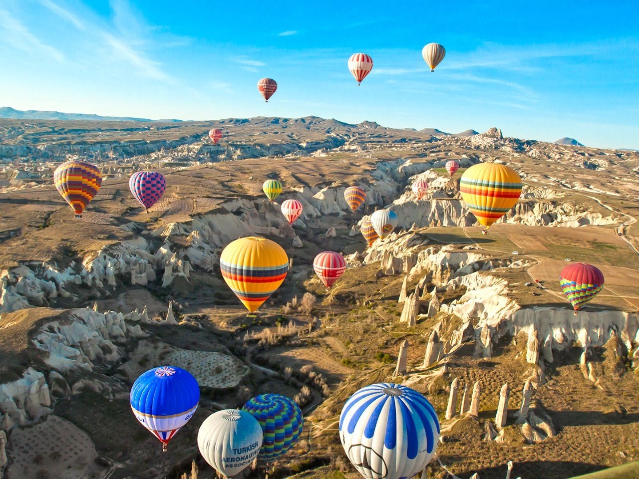 土耳其,在外星的热气球之旅