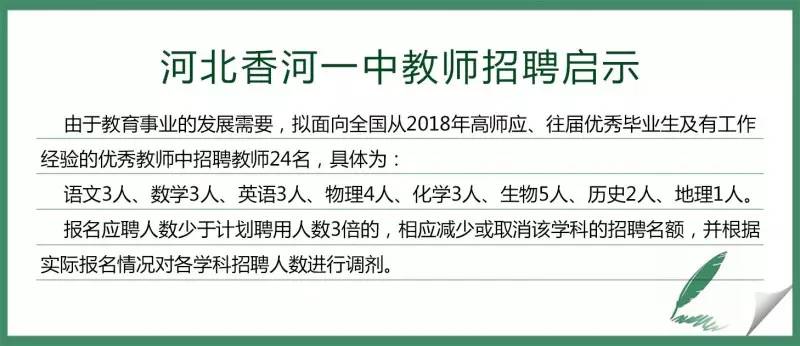 香河招聘网_2021河北廊坊香河县教育系统招聘报名网站 全国事业单位招聘网(3)