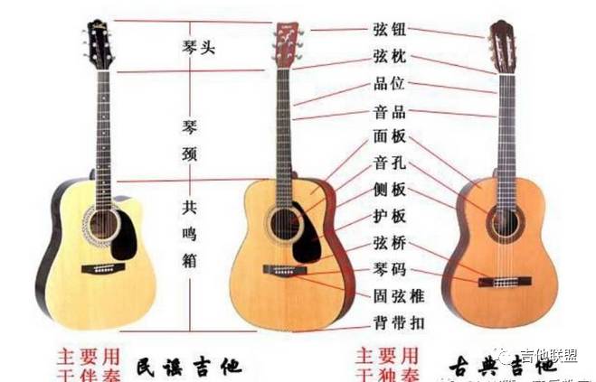 不罗嗦 | 总结13条古典吉他和民谣吉他的区别!