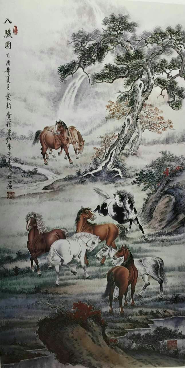 刘家栋——宫廷派画家作品欣赏