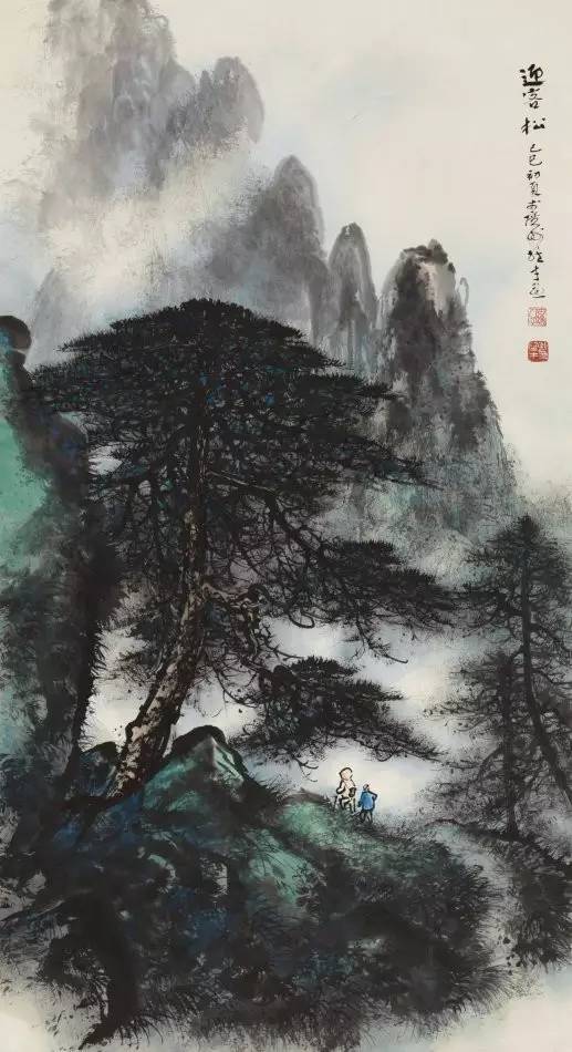 [经典欣赏]"岭南画派"黎雄才的山水画:雄健妩媚,幽深恢弘!(高清图片)