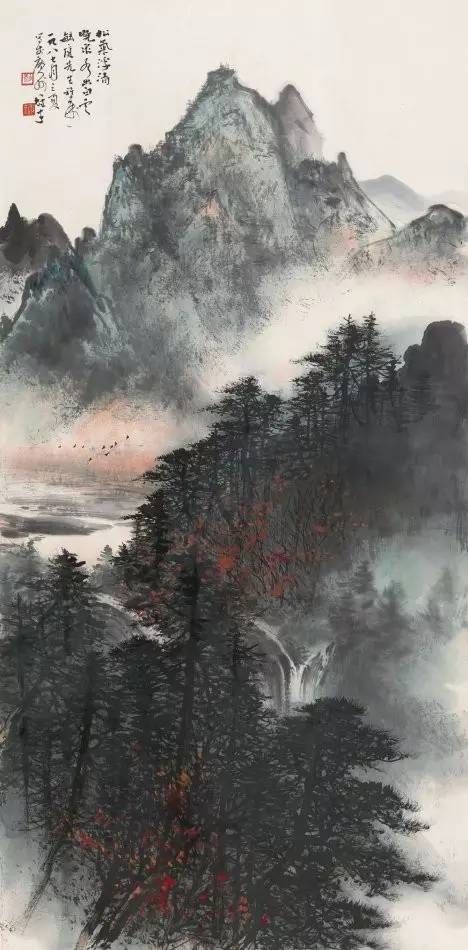 [经典欣赏]"岭南画派"黎雄才的山水画:雄健妩媚,幽深恢弘!(高清图片)