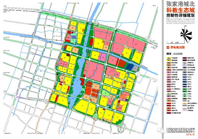 昨天,市规划局发布了《张家港城北科教生态城控制性详细规划》获市