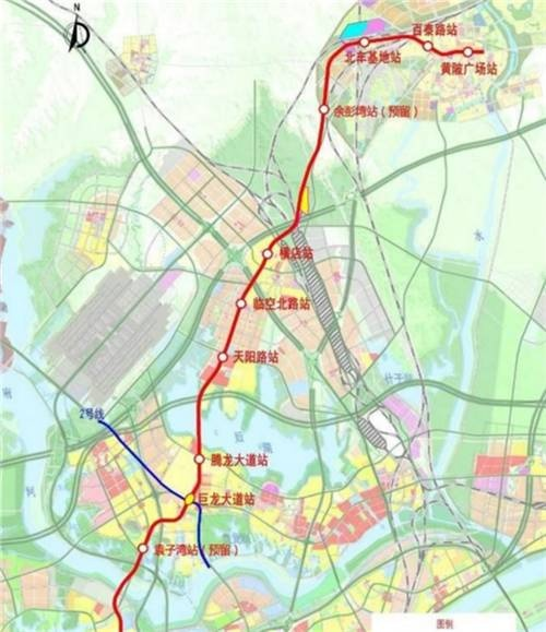 地铁前川线线路全长36.